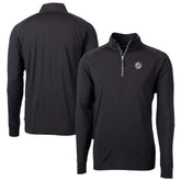 New York Yankees Cutter & Buck Big & Tall Adapt Eco DryTec Raglan Quarter-Zip Jacket - MLB Jackets