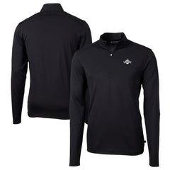 San Francisco Giants Cutter & Buck Big & Tall Virtue Eco Pique Quarter-Zip Jacket - MLB Jackets