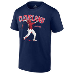 Jose Ramirez Cleveland Guardians Player Swing T-Shirt - MLB T-shirts