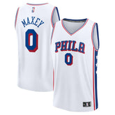 White Tyrese Maxey Philadelphia 76ers Youth Fast Break Replica Player Jersey | NBA