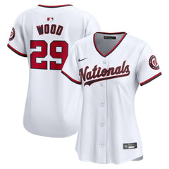 James Wood Washington Nationals Nike Women's Home Limited Player Jersey - MLB Jerseys