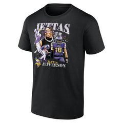 Minnesota Vikings Justin Jefferson Notorious Player Graphic T-Shirt | NFL Online