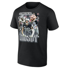 Las Vegas Raiders Maxx Crosby Notorious Player Graphic T-Shirt | NFL Hot