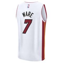 Association - White Edition Kel'el Ware Miami Heat Youth Fast Break Replica Player Jersey | NBA