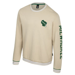 Natural Milwaukee Bucks Stadium Essentials Unisex Halftime Pullover Sweatshirt | NBA