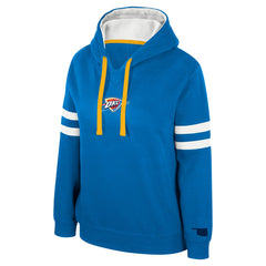 Blue Oklahoma City Thunder Stadium Essentials Women's Road Game Pullover Hoodie | NBA