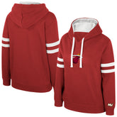 Dark Red Miami Heat Stadium Essentials Women's Road Game Pullover Hoodie | NBA
