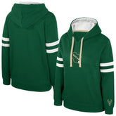 Hunter Green Milwaukee Bucks Stadium Essentials Women's Road Game Pullover Hoodie | NBA