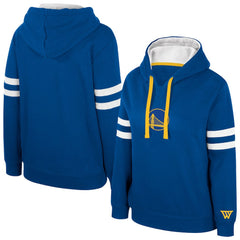 Royal Golden State Warriors Stadium Essentials Women's Road Game Pullover Hoodie sale | NBA