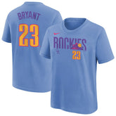 Kris Bryant Colorado Rockies Nike Youth Fuse City Connect Name & Number T-Shirt - MLB T-shirts