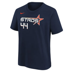 Yordan Alvarez Houston Astros Nike Youth Fuse City Connect Name & Number T-Shirt - MLB T-shirts