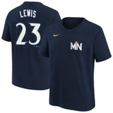 Royce Lewis Minnesota Twins Nike Youth Fuse City Connect Name & Number T-Shirt - MLB T-shirts