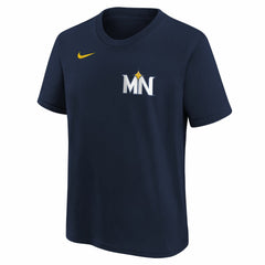 Royce Lewis Minnesota Twins Nike Youth Fuse City Connect Name & Number T-Shirt - MLB T-shirts