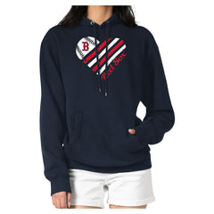 Boston Red Sox G-III 4Her by Carl Banks Women's Heart Graphic Pullover Hoodie - MLB Hoodies