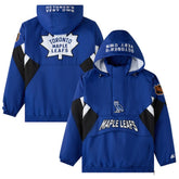 Toronto Maple Leafs OVO x Starter Half-Zip Hooded Jacket - NHL Jackets