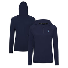 Seattle Kraken Levelwear Women's Raven Insignia Core Quarter-Zip Jacket - NHL Jackets