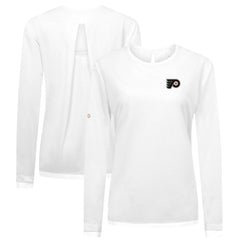 Philadelphia Flyers Levelwear Women's Sequoia Primary Logo Long Sleeve T-Shirt - NHL T-shirts
