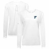 St. Louis Blues Levelwear Women's Sequoia Primary Logo Long Sleeve T-Shirt - NHL T-shirts