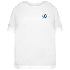 Tampa Bay Lightning Levelwear Women's Tulip Primary Logo T-Shirt - NHL T-shirts
