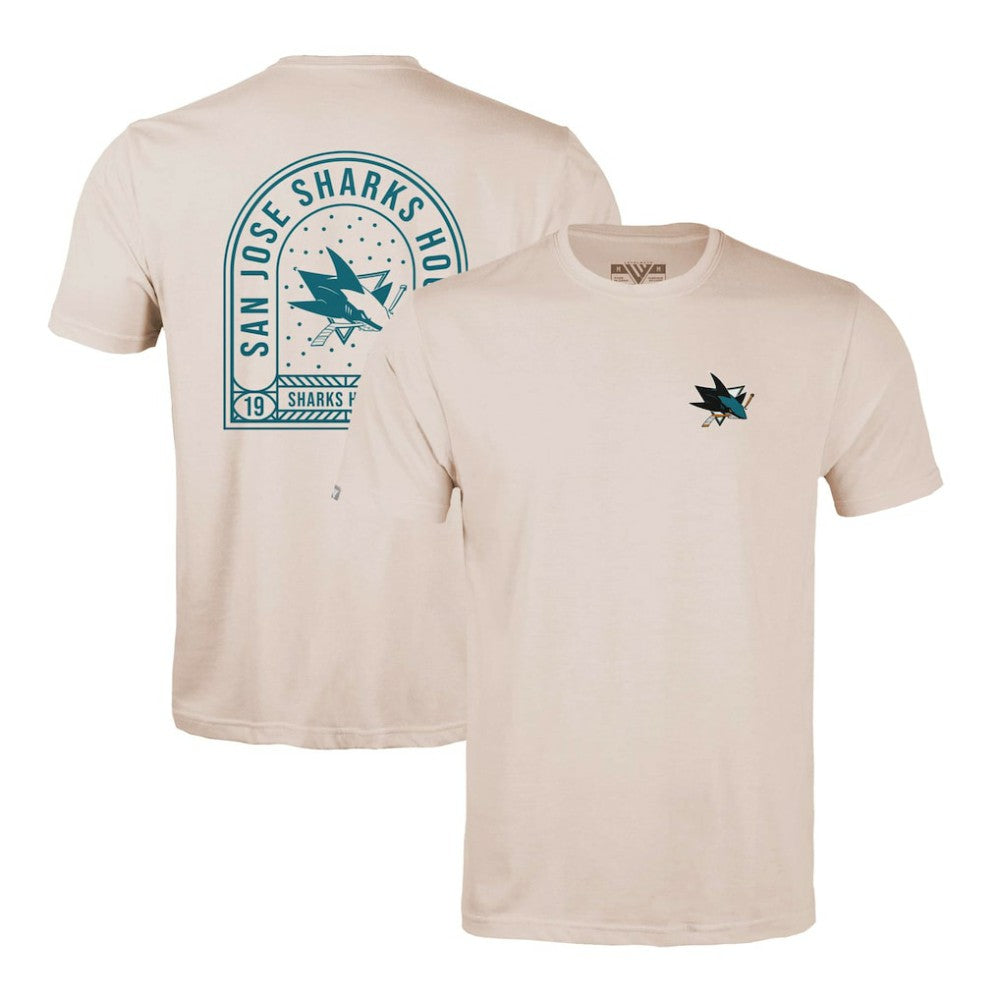 San Jose Sharks Levelwear Richmond Stained Glass T-Shirt - NHL T-shirts