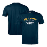 St. Louis Blues Levelwear Richmond Ice Wall T-Shirt - NHL T-shirts