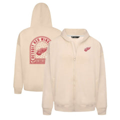 Detroit Red Wings Levelwear Uphill Stained Glass Full-Zip Hoodie Jacket - NHL Hoodies