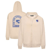 New York Rangers Levelwear Uphill Stained Glass Full-Zip Hoodie Jacket - NHL Hoodies