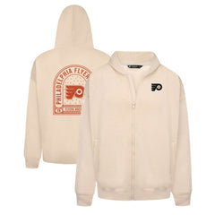 Philadelphia Flyers Levelwear Uphill Stained Glass Full-Zip Hoodie Jacket - NHL Hoodies