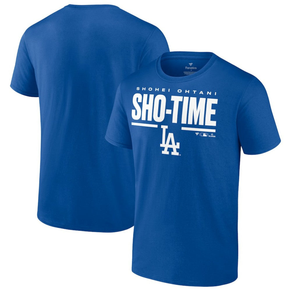 Shohei Ohtani Los Angeles Dodgers Sho-Time Horizontal T-Shirt - MLB T-shirts