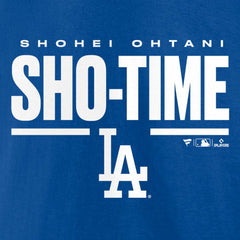 Shohei Ohtani Los Angeles Dodgers Sho-Time Horizontal T-Shirt - MLB T-shirts