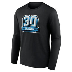 Carolina Panthers 30th Anniversary Long Sleeve T-Shirt | NFL Hot