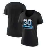 Carolina Panthers Women's 30th Anniversary V-Neck T-Shirt | NFL US