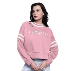 Dallas Cowboys Starter Women's Power Play Cropped Pullover Sweatshirt | NFL Online
