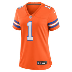 Denver Broncos Jason Elam Women's Mile High Collection 1977 Throwback Retired Player Game Jersey | NFL Near me