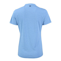 Atlanta Braves Cutter & Buck Women's Forge Stretch Blade DryTec V-Neck Polo - MLB