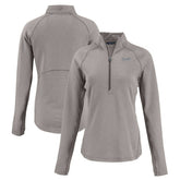 Atlanta Braves Cutter & Buck Women's Peshastin Eco Fleece Recycled Raglan Half-Zip Top - MLB Tops