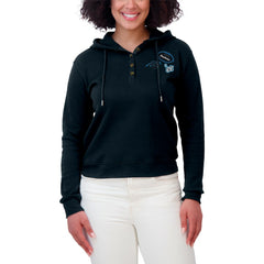 Carolina Panthers WEAR by Erin Andrews Women's Plus Size Waffle Hoodie Pullover Top | NFL Online