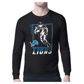 Detroit Lions Starter Player Grid Graphic Long Sleeve T-Shirt | NFL Online