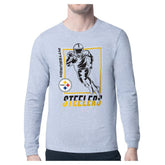 Pittsburgh Steelers Starter Player Grid Long Sleeve T-Shirt | NFL Outlet