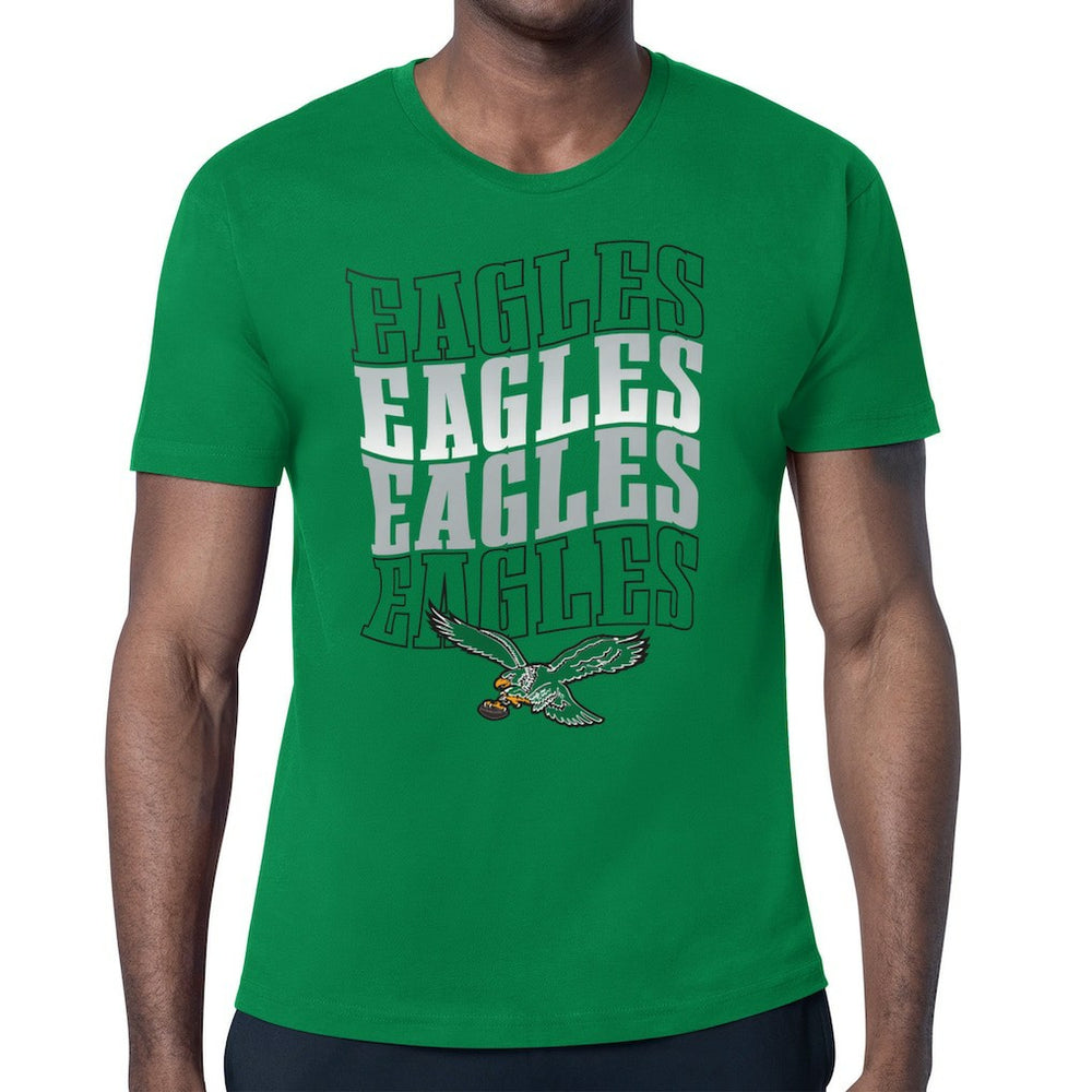 Philadelphia Eagles Starter Stacked Retro Logo T-Shirt | NFL Discount