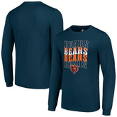 Chicago Bears Starter Team Name Graphic Long Sleeve T-Shirt | NFL Outlet