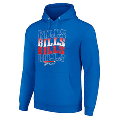 Buffalo Bills Starter Four Team Name Logo Fleece Pullover Hoodie | NFL On sale