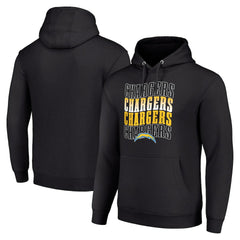 Los Angeles Chargers Starter Four Team Name Logo Fleece Pullover Hoodie | NFL Online