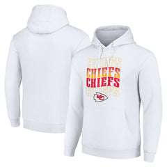 Kansas City Chiefs Starter Four Team Name Logo Fleece Pullover Hoodie | NFL US