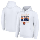 Chicago Bears Starter Four Team Name Logo Fleece Pullover Hoodie | NFL Hot