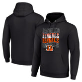 Cincinnati Bengals Starter Four Team Name Logo Fleece Pullover Hoodie | NFL US