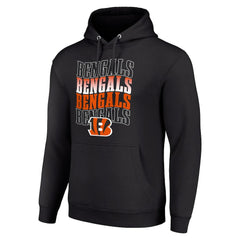 Cincinnati Bengals Starter Four Team Name Logo Fleece Pullover Hoodie | NFL US