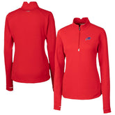 Buffalo Bills Cutter & Buck Women's Traverse Stretch Quarter-Zip Pullover Top | NFL Discount