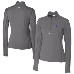 Buffalo Bills Cutter & Buck Women's Traverse Stretch Quarter-Zip Pullover Top | NFL On sale