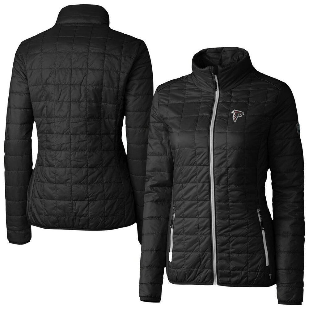 Atlanta Falcons Cutter & Buck Women's Rainier PrimaLoft Eco Insulated Full-Zip Puffer Jacket | NFL Hot